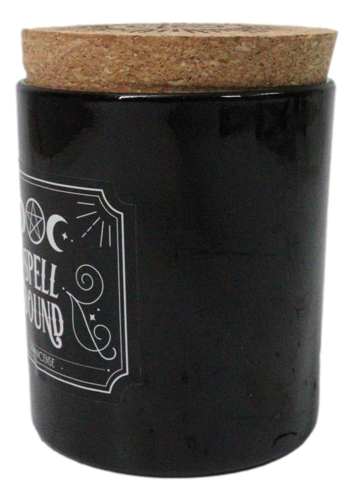 Wicca Midnight Spell Bound Triple Moon Frankincense Pillar Candle Home Fragrance