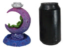 UFO Green Roswell Alien Sleeping On Crescent Crater Moon Backflow Incense Burner