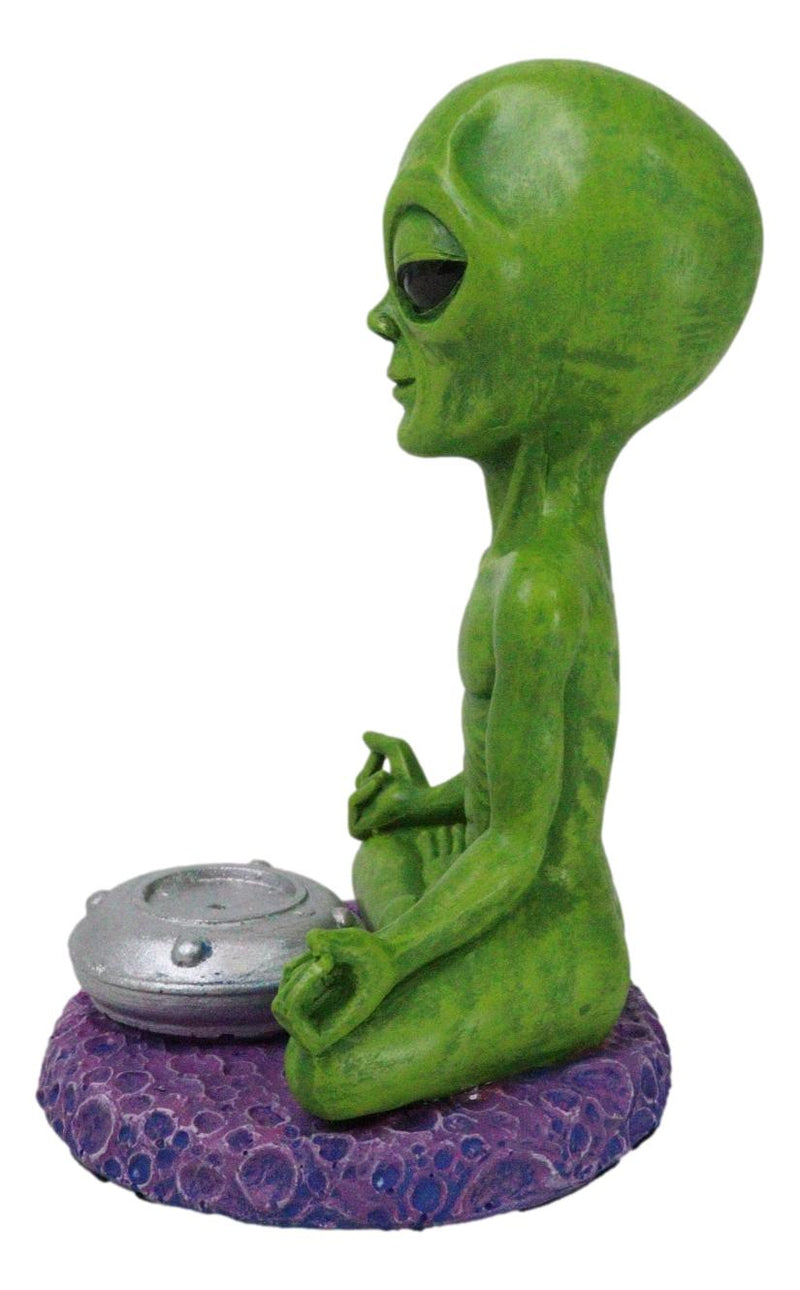 UFO Outer Space Extra Terrestrial Roswell Alien Yoga Meditation Incense Burner