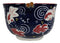 Feng Shui Zen Garden Pond Water Ripples Goldfish Ramen Soup Bowl With Chopsticks