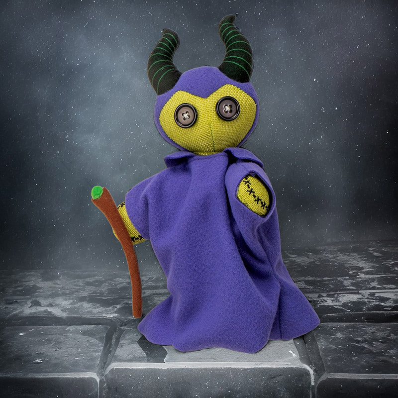 Evil Queen Maleficent Pinheadz Voodoo Stitches Monster Villain Plush Toy Doll