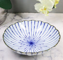 Pack Of 6 Fubuki Tokusa Made In Japan Round Flair Deep Plates Shallow Bowls 15oz