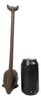 Rustic Cast Iron Marine Sperm Whale With Long Tail Kitchen Paper Towel Holder