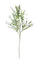 Set of 6 Realistic Artificial Botanica Shrubs Faux Plants Fern Grass Leaf Stems