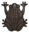 Pack Of 3 Cast Iron Amphibian Tree Frog Garden Stepping Stone Pave Foot Steps