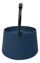 Royal Blue Modern Straight Edge Design Tetsubin Larger Cast Iron Teapot 33oz
