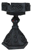 Wicca Celtic Knotwork Dark Art Hexagon Ashtray Or Votive Candle Holder Stand