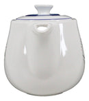 White Gothic Alchemy Porcelain Wicca Evil Eye Of Providence Protection Tea Pot