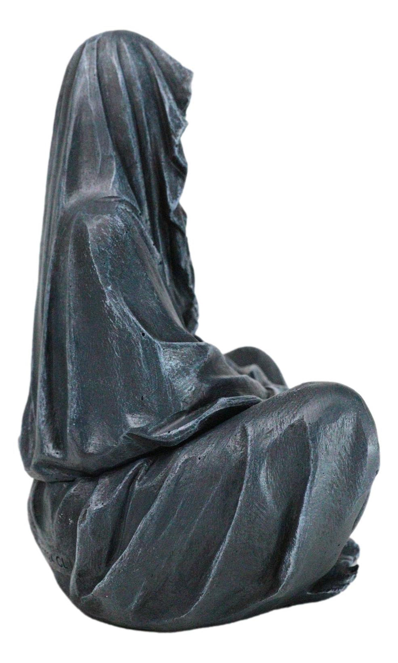 Reaper of Souls Grim Reaper In Hooded Cloak Backflow Incense Cone Burner Statue