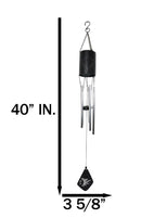 Belenos Sun God Cylindrical Steel Metal Filigree Hanging Solar Wind Chime