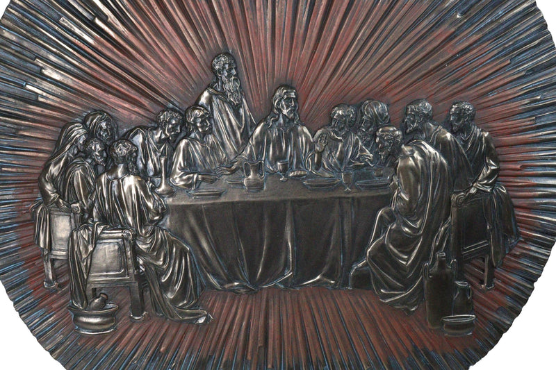 Da Vinci The Last Supper of Jesus and Disciples Wall Decorative Relief Figurine