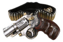 Rustic Old World Western Country Cowboy Gun Pistol With Bullets Trinket Box