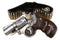 Rustic Old World Western Country Cowboy Gun Pistol With Bullets Trinket Box