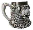 Gothic Skull Skeleton Bones Graveyard Large 19 oz Tankard Coffee Cup Mug