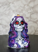 Day of the Dead Senorita Backflow Incense Burner Sugar Skull Skeleton Lady Decor