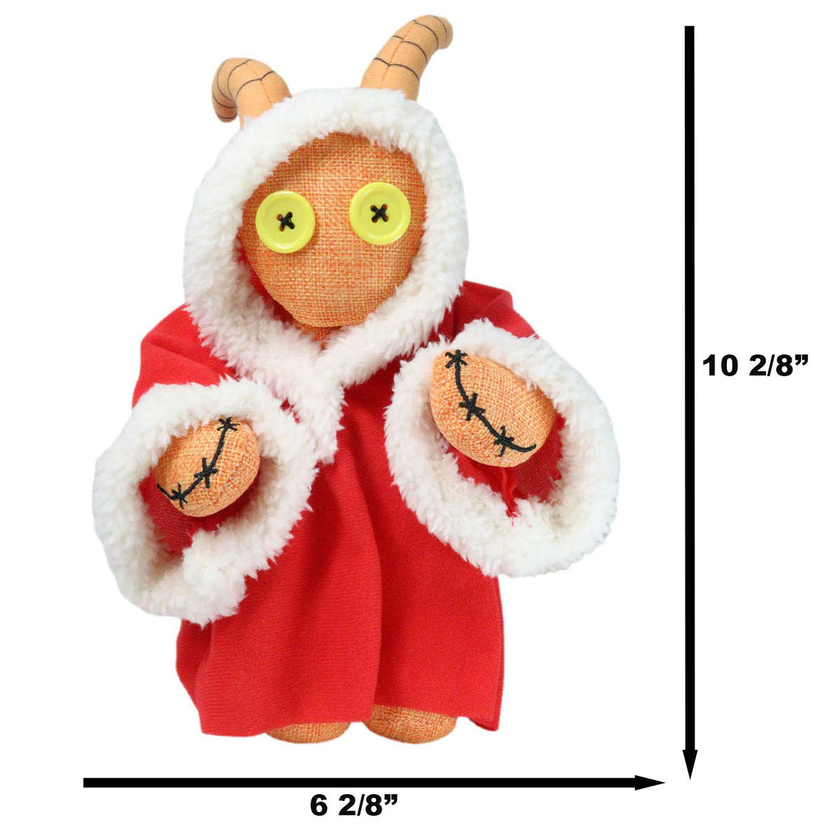 Day of The Dead Pinheadz Red Cloaked Krampus Hunchback Luxe Soft Plush Doll
