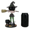Halloween Witch Betty Boop And Pudgy Dog With Broomstick And Cauldron Figurine