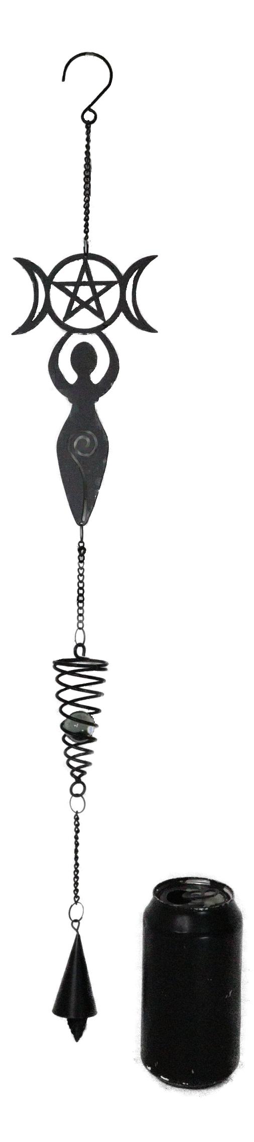 Wicca Celtic Goddess Danu Triple Moon Goddess Spiral Wall Hanging Decoration