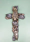 Tribal Indian Faux Arrowhead Stones Lamb of God Good Shepherd Wall Cross Plaque