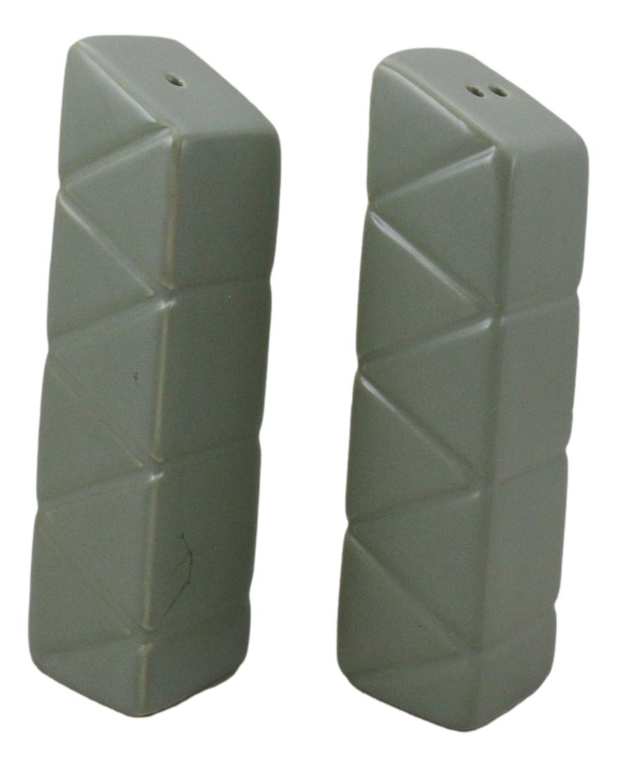 Frank Lloyd Wright Imperial Hotel Oya Japan Stone Pillars Salt Pepper Shakers