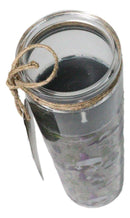 Pack of 2 Skulls and Poisonous Plants Scented Tube Candles in Glass Jars 8"H