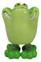 Whimsical Swamp Bayou Alligator Money Piggy Bank W/ Bobble Spring Legs Figurine