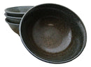 Set Of 4 Japanese Sunaji Kairagi Earth Sky Porcelain Large Ramen Soup Bowls 42oz - Ebros Gift