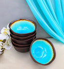 Pack Of 6 Blue Sky Aozora Kannyu Ceramic Medium Soup Donburi Bowls 20oz