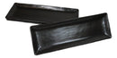 Pack Of 3 Black Kokuyo Ceramic Collection Rectangular Serving Platter 14" L