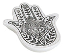 Hamsa Palm Hand Of God Eye Of Providence Floral Motifs Jewelry Dish Figurine