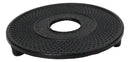 Round Hobnails Pattern Cast Iron Metal Tetsubin Teapot Trivet Stand 5"D