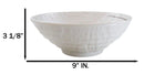 Set Of 6 Modern Yukino Hana Melamine Large Ramen Soup Pasta Salad Bowls 46oz 9"D
