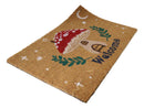 Welcome Toadstool Mushroom Home Wicca Coir Coconut Fiber Floor Mat Doormat 24"L