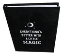 Everything's Better with A Little Magic A5 Lined Pages Velvet Cover Journal Book