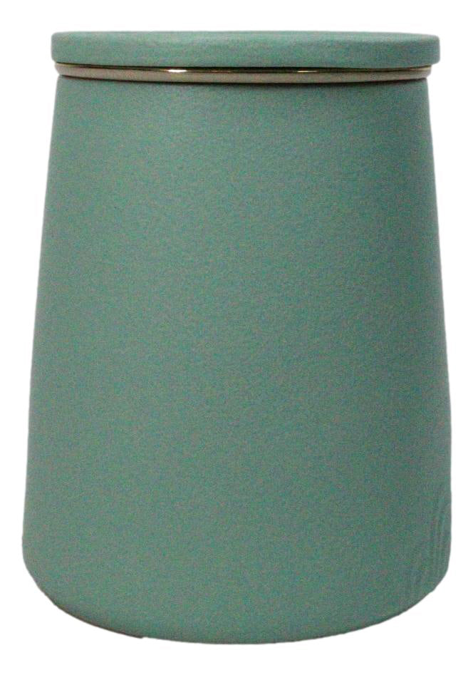 Mint Green 15 Oz Chic Porcelain Tea Mug with Wooden Handle, Lid and Infuser