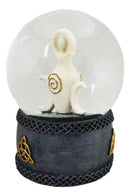 Neopagan Shaman Spiral Goddess Triple Moon Goddess Wicca Glitter Water Globe