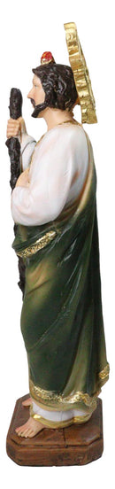 Saint Jude Thaddeus Apostle Disciple Of Jesus Fire And Sun Medal Figurine 12"H