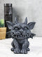 Gothic Horned Bat Cat Gargoyle Bast Figurine 4.5" H Mythical Fantasy Talisman
