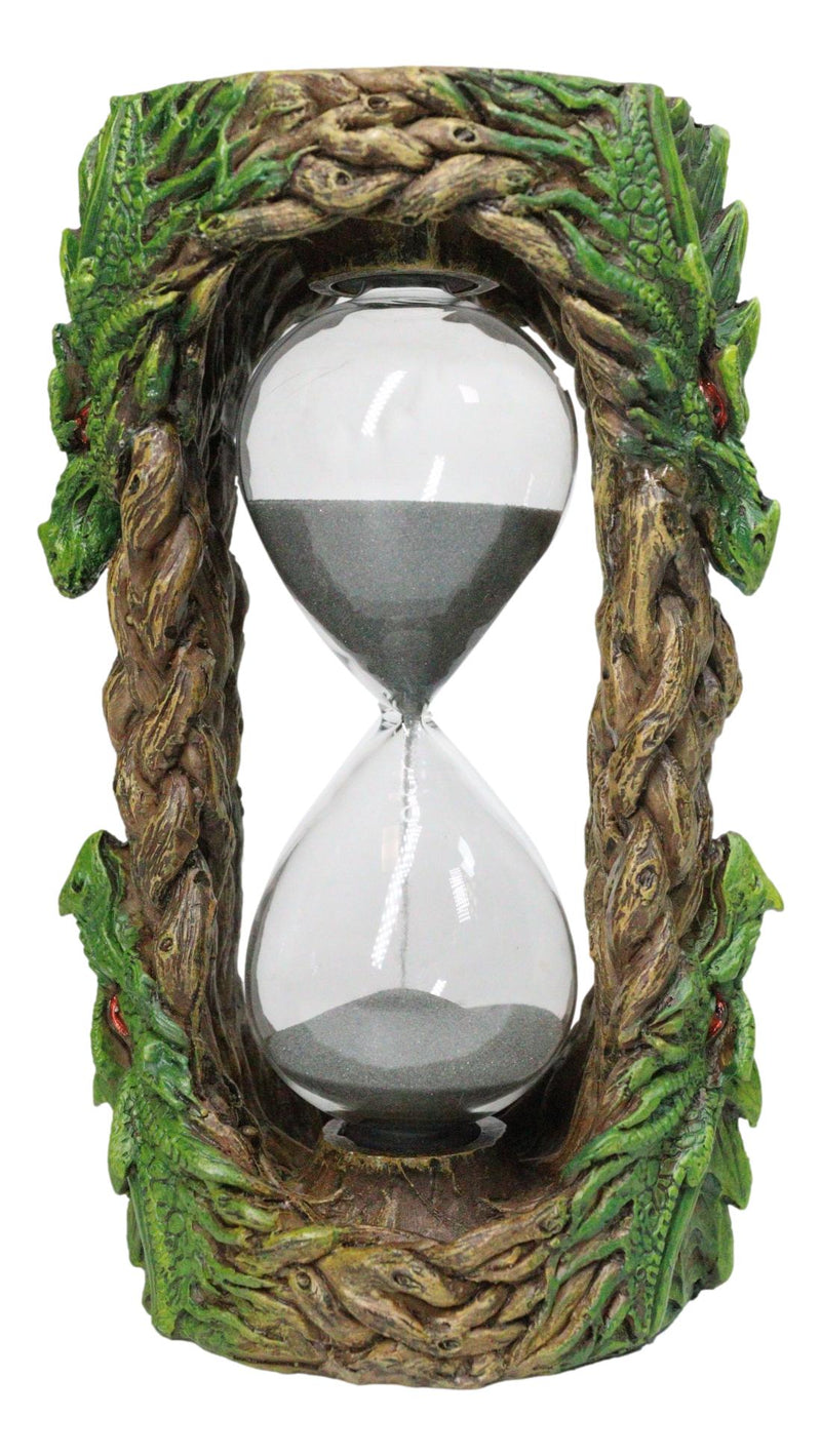 Draconian Hour Wisdom of The Woods Greenman Tree Ent Dragon Sandtimer Figurine