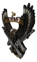 Patriotic American Bald Eagle Wings Of Glory Rifles 2nd Amendment Wall Decor