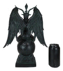 15"H Baphomet Sabbatic Goat Idol Occultic Statue Figurine Maxine Miller