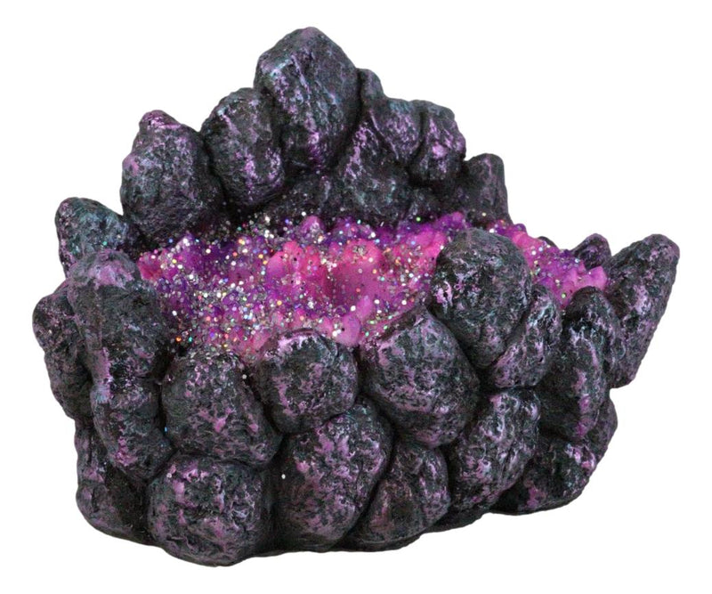 Faux Geode Crystals Rock Magic Wands Holder Stand Prop Accessory Decor