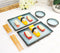 Seikai Sky Porcelain Sushi Plates Sauce Dishes Chopsticks Dinnerware Set For 2