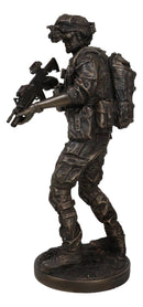 Ebros Large US Military Special Operations Covert Night Mission Soldier Statue 12.5"H