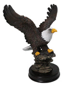 American Bald Eagle with Open Wings Patriotic USA Home Office Figurine 8"H
