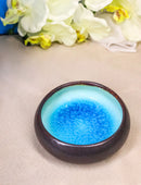 Pack Of 6 Blue Sky Aozora Kannyu Blue Sky Porcelain Banchan Deep Dish 4" D 5oz