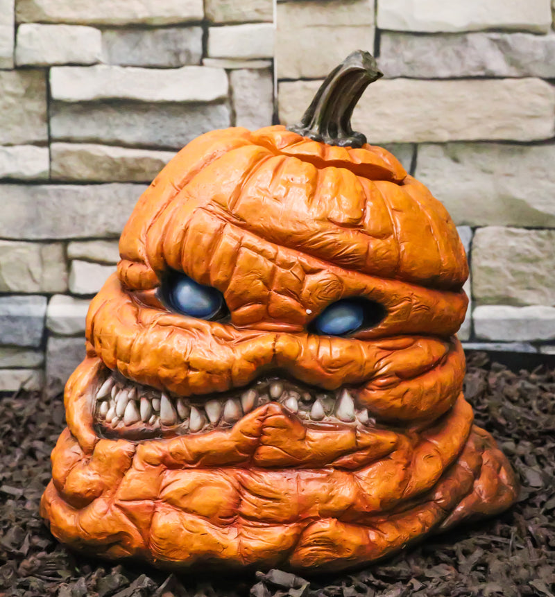 Halloween Extreme Ray Villafane Pumpkin Sculpture Spooky Grinning Skull Head