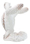 Nautical Marine Distressed Antique White Sea Turtle Wine Bottle Holder Figurine