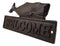 Cast Iron Nautical Ocean Sperm Whale Welcome Sign Decorative Wall Door Plaque