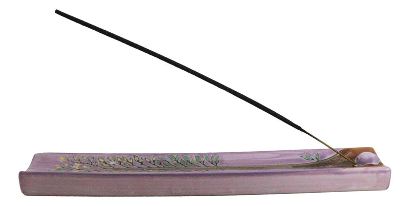 Wicca Sacred Symbols Celtic Tree of Life Yggdrasil Ceramic Long Incense Holder